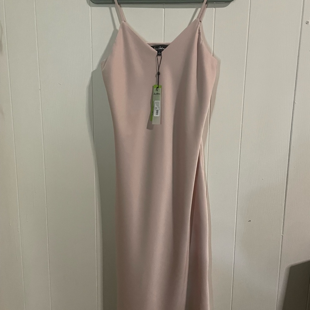 Sam Edelman Pink Sheath Dress Spaghetti Strap Sleeveless